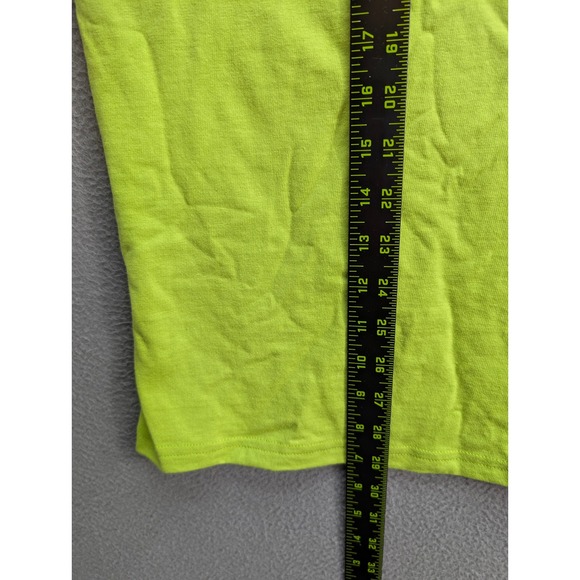 Champion Heritage Men's Heavyweight T-Shirt Size L Lime Green Cotton Casual NWT - Picture 7 of 9